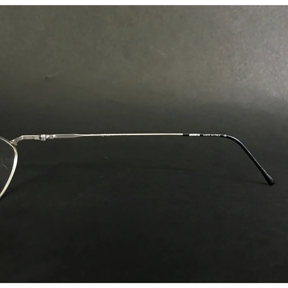 Menia Eyeglasses Frames MOD.4117 COL.745 Silver Green Oval Wire Rim 45-20-140